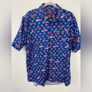 DIXXON 199 Travis Pastrana Snap On Short Sleeve Mens Shirt L Limited Edition